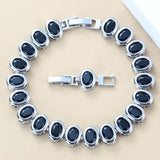 925 Sterling Silver Small Round Green Created Emerald Bracelet Health Fashion  Jewelry For Women Free Jewelry Box SL125