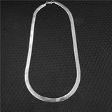 2019 new herringbone chain blade HERRINGBONE NECKLACE blade chain flat herringbone clavicle necklace necklace