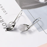 Water Drop Earrings For Women New Fashion Crystals From SWAROVSKI Silver Color Pendant Dangle Earrings Wedding Jewelry Girl Gift