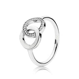 16 Style 1 Pcs Women 925 Sterling Silver Heart Crown Bowknot Rings Jewelry for Women