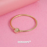 2020 Fine Jewelry DORANPS silver 925 bead charm bracelet women chains bangle Jewelry Making