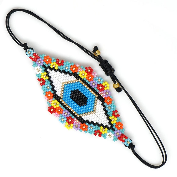 Go2boho Turkish Evil Eye Bracelet MIYUKI Bracelet Boho Chic Jewelry Women Lucky Eye Pulseira Mujer Moda 2019 Handmade Loom Beads