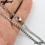 Cuba chain stainless steel necklace 3mm-15mm NK Figaro chain fashion Jewelry man male necklace chains 5pcs-100pcs