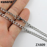 Cuba chain stainless steel necklace 3mm-15mm NK Figaro chain fashion Jewelry man male necklace chains 5pcs-100pcs