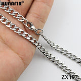 Cuba chain stainless steel necklace 3mm-15mm NK Figaro chain fashion Jewelry man male necklace chains 5pcs-100pcs