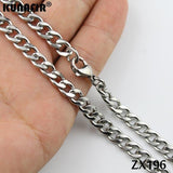 Cuba chain stainless steel necklace 3mm-15mm NK Figaro chain fashion Jewelry man male necklace chains 5pcs-100pcs