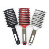 5 Color Women Hair Scalp Massage Comb Bristle Nylon Hairbrush Wet Curly Detangle Hair Brush for Salon Hairdressing Styling Tools