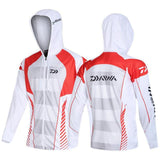 Daiwa Clothes Fishing Shirt Jacket Ice Silk Quick Dry Sports Clothing Sun Protection Face Neck Anti-uv Breathable Fishing Hooded