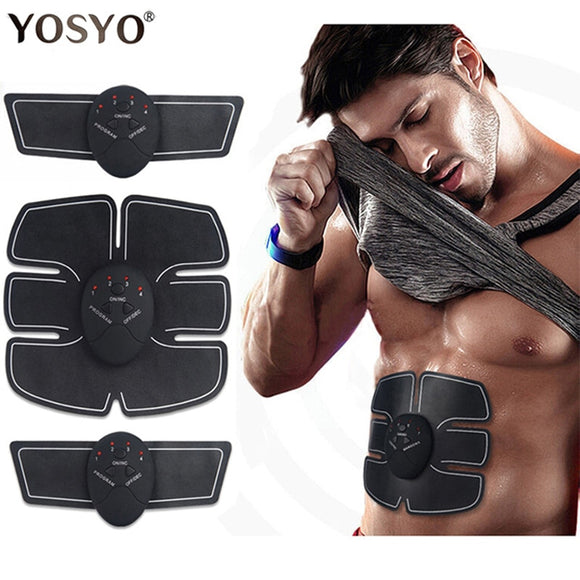 EMS Wireless Muscle Stimulator Trainer Smart Fitness Abdominal Training Electric Weight Loss Stickers Body Slimming Massager