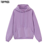 toppies womens tracksuits hooded sweatshirts 2020 autumn winter fleece oversize hoodies solid color jackets