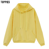 toppies womens tracksuits hooded sweatshirts 2020 autumn winter fleece oversize hoodies solid color jackets