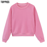 toppies womens tracksuits hooded sweatshirts 2020 autumn winter fleece oversize hoodies solid color jackets