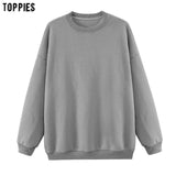 toppies womens tracksuits hooded sweatshirts 2020 autumn winter fleece oversize hoodies solid color jackets