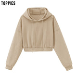 toppies womens tracksuits hooded sweatshirts 2020 autumn winter fleece oversize hoodies solid color jackets