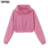 toppies womens tracksuits hooded sweatshirts 2020 autumn winter fleece oversize hoodies solid color jackets