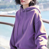 2020 New Plus velvet Basic Hoodies For Women Leisure Female winter Solid Colour Casual SweatshirtHip Pop Tops