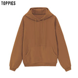 toppies womens tracksuits hooded sweatshirts 2020 autumn winter fleece oversize hoodies solid color jackets