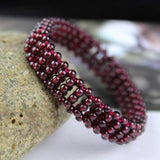 KYSZDL Hot Sale High quality Natural garnet bracelet fashion women crystal bracelet jewelry gifts