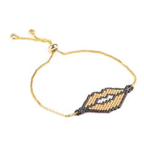 Go2boho Delica MIYUKI Bracelet Gold Star Pulsera 6 Wrap Crystal Sexy Gold Lips Party Jewelry For Women Tassel Bracelets Handmad