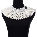 12 Colors Chunky Statement Necklace For Women Bib Collar Choker Pearl Necklace Maxi Jewelry Fashion Big Jewelry Gift kolye